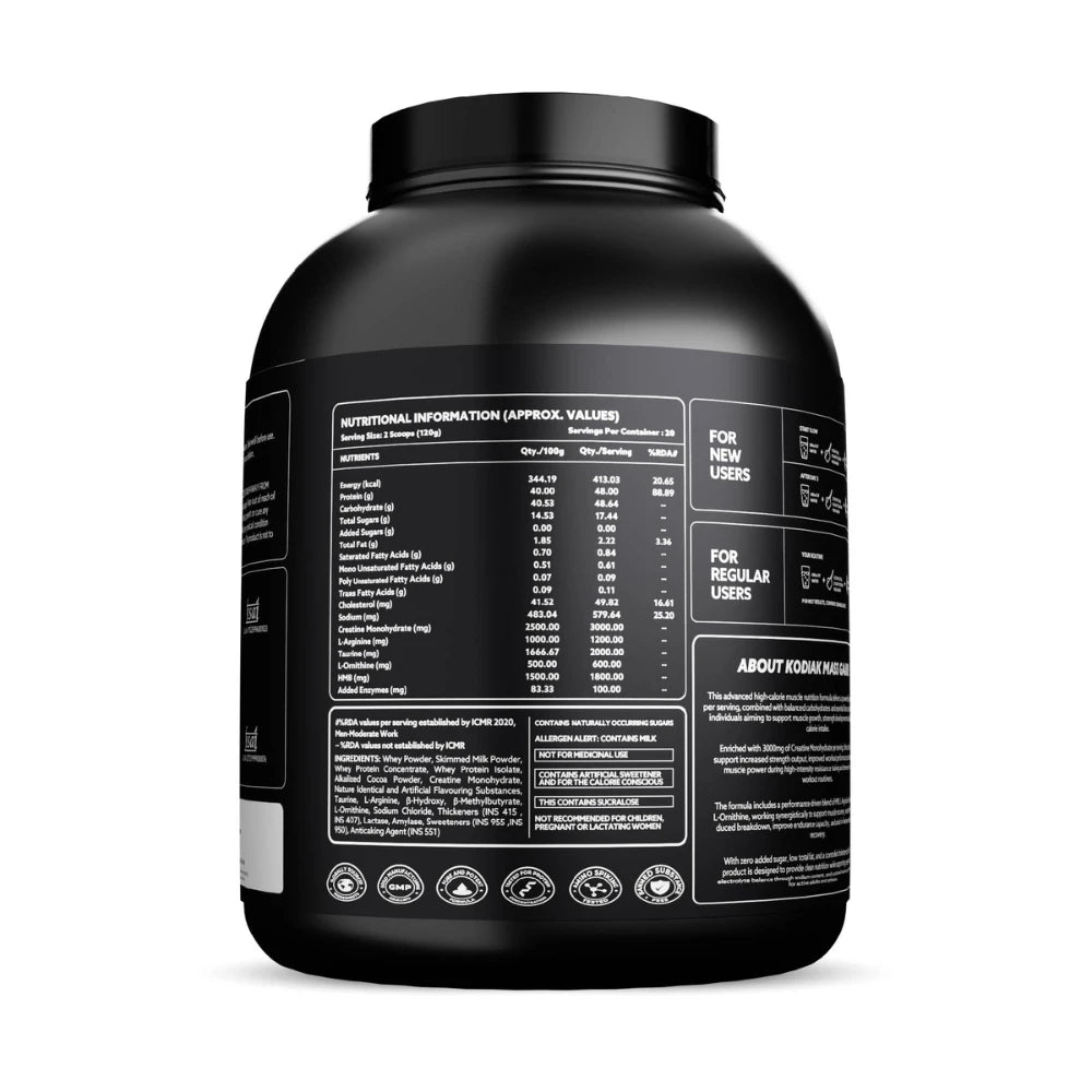 KODIAK – High-Protein Mass Gainer with 48g Protein & Performance Aminos