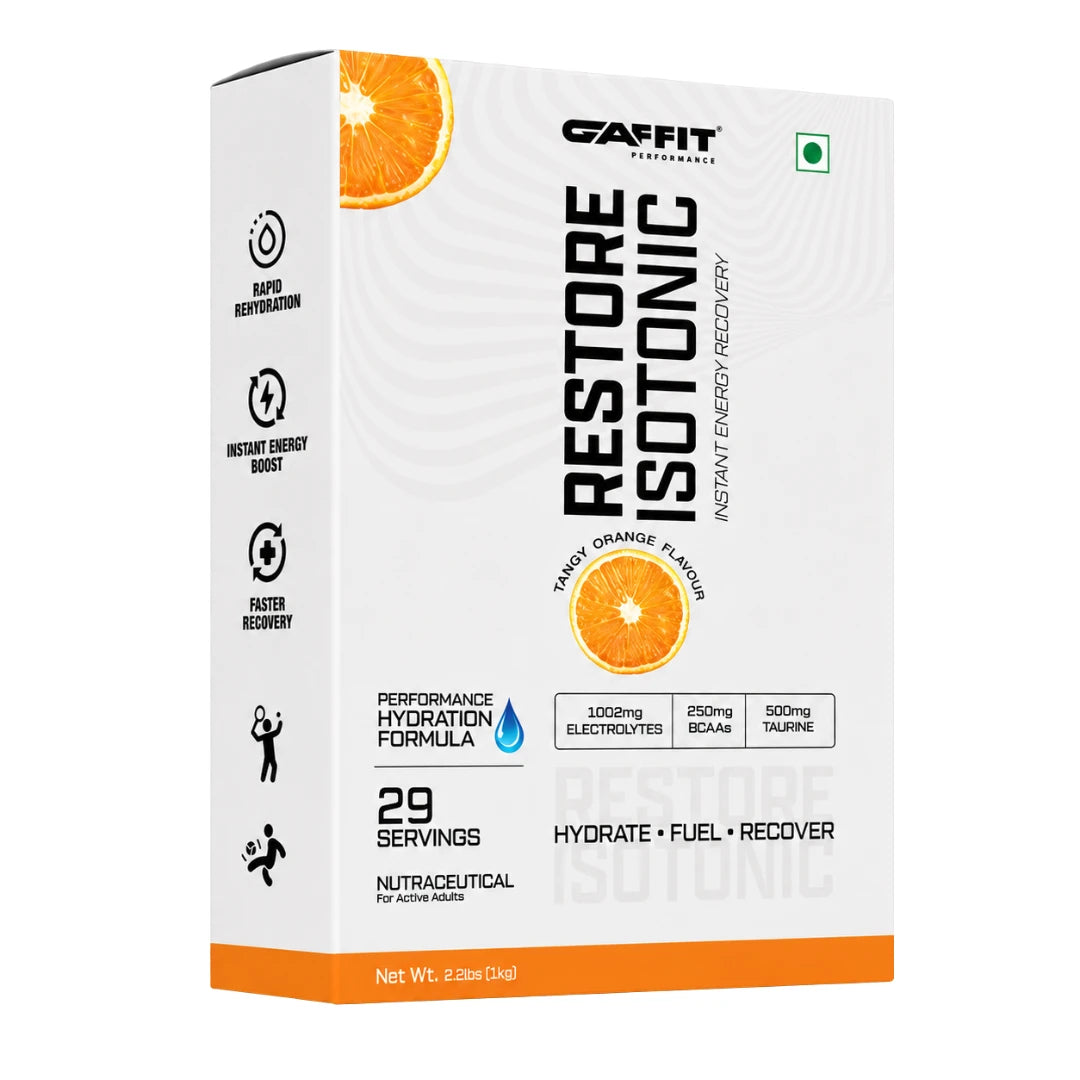 GAFFIT RESTORE ISOTONIC – INSTANT ENERGY & ELECTROLYTE FORMULA