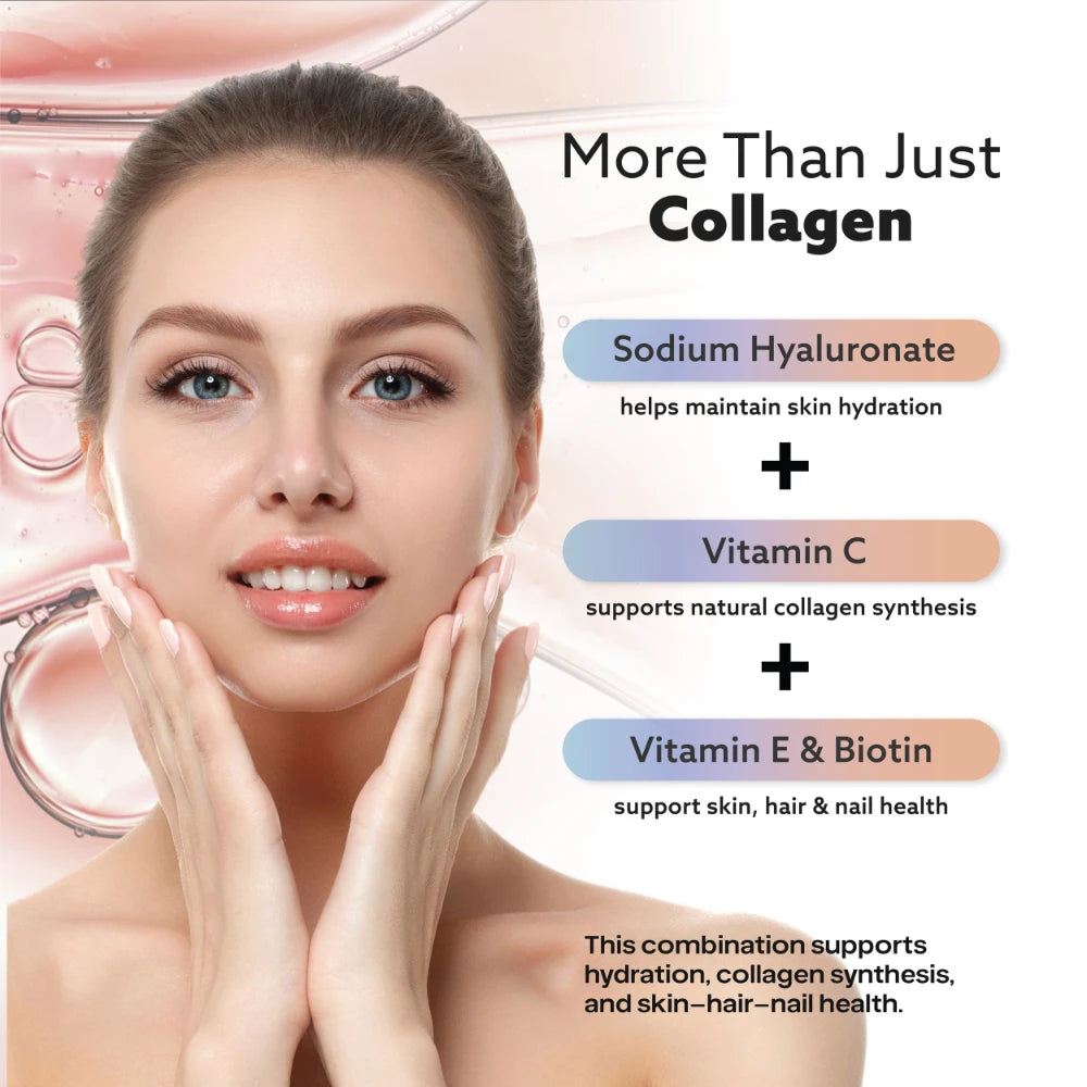 Marine Collagen – 5000mg Marine Collagen Peptides with Hyaluronic Acid & Essential Vitamins