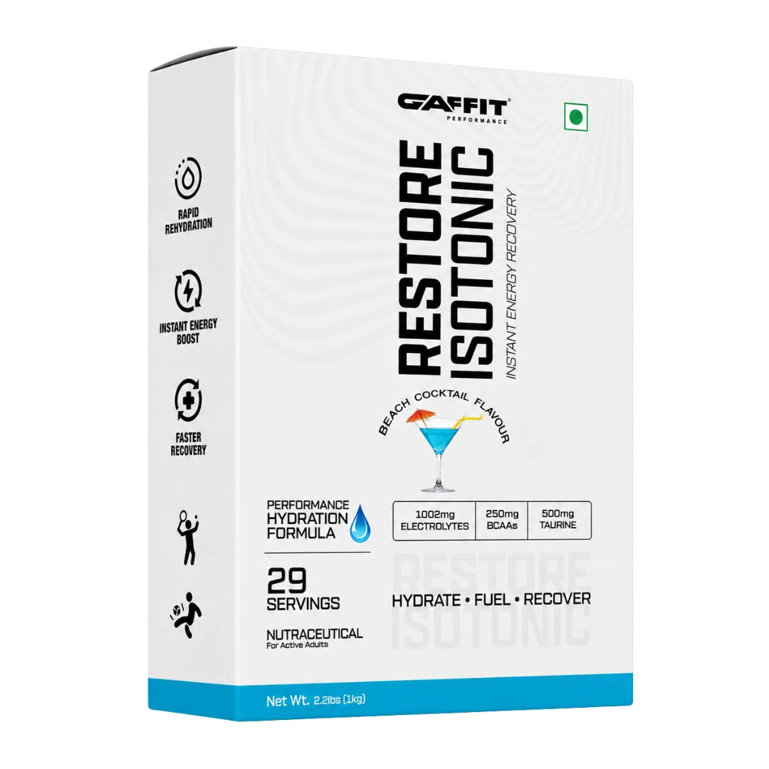GAFFIT RESTORE ISOTONIC – INSTANT ENERGY & ELECTROLYTE FORMULA