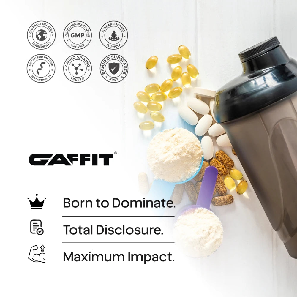 MASSUP High-Calorie Mass Gainer with 821 kcal, 40g Protein & ProHydrozyme®