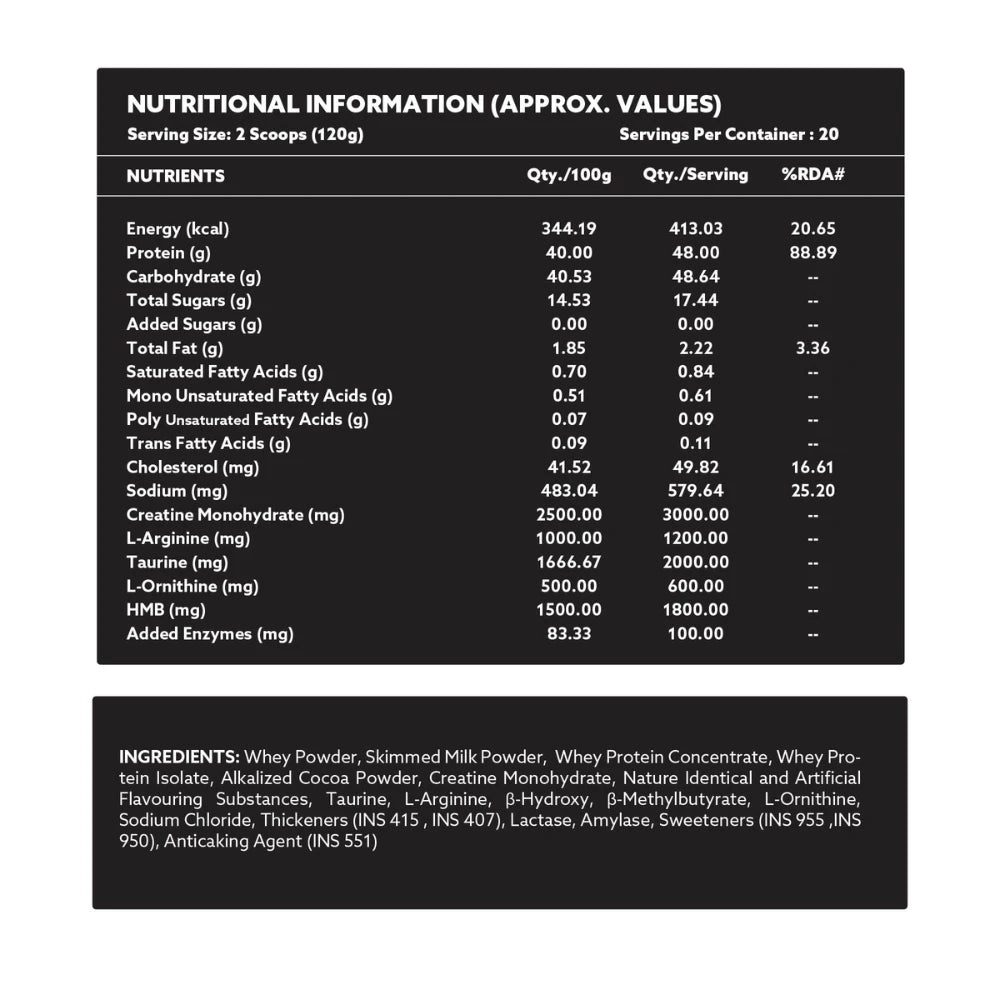 KODIAK – High-Protein Mass Gainer with 48g Protein & Performance Aminos