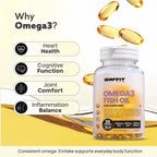 GAFFIT Omega-3 Fish Oil – High-Strength EPA & DHA for Heart, Brain & Joint Health