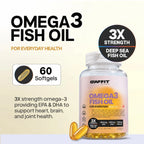 GAFFIT Omega-3 Fish Oil – High-Strength EPA & DHA for Heart, Brain & Joint Health