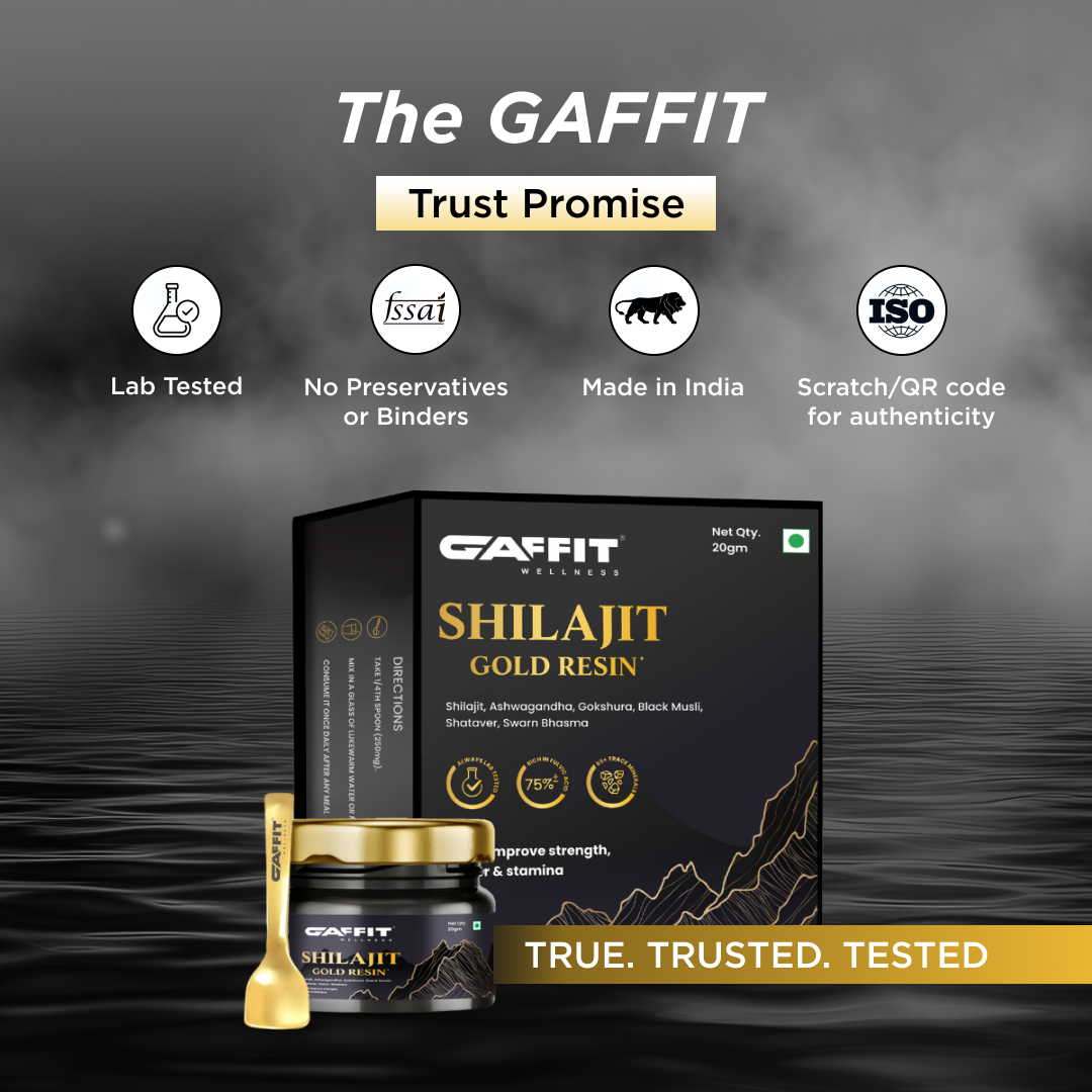 Pure Himalayan Shilajit Gold Resin - 75%+ Fulvic Acid for Strength, Energy & Vitality