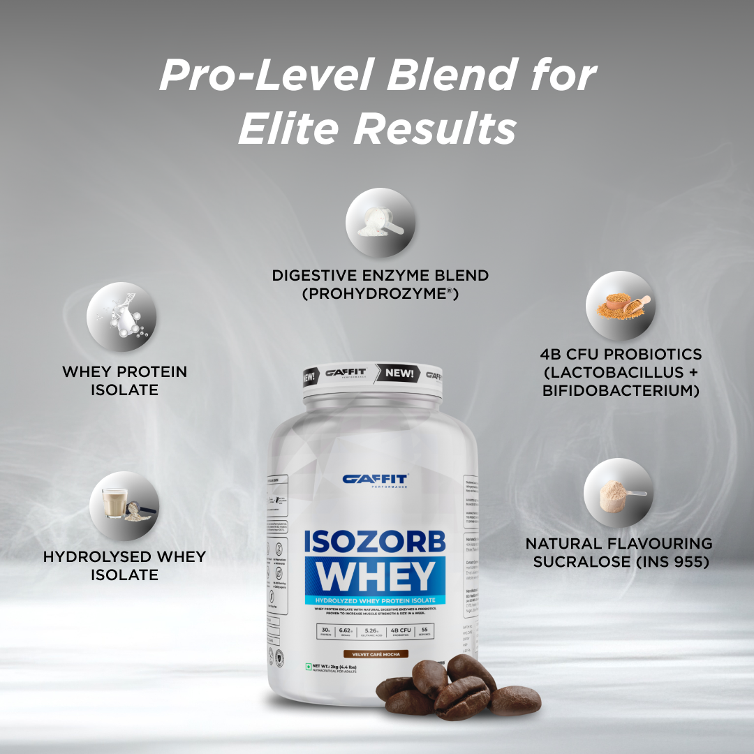 ISOZORB Whey - Ultra-Pure Hydrolyzed Whey Isolate for Lean Muscle & Fast Recovery