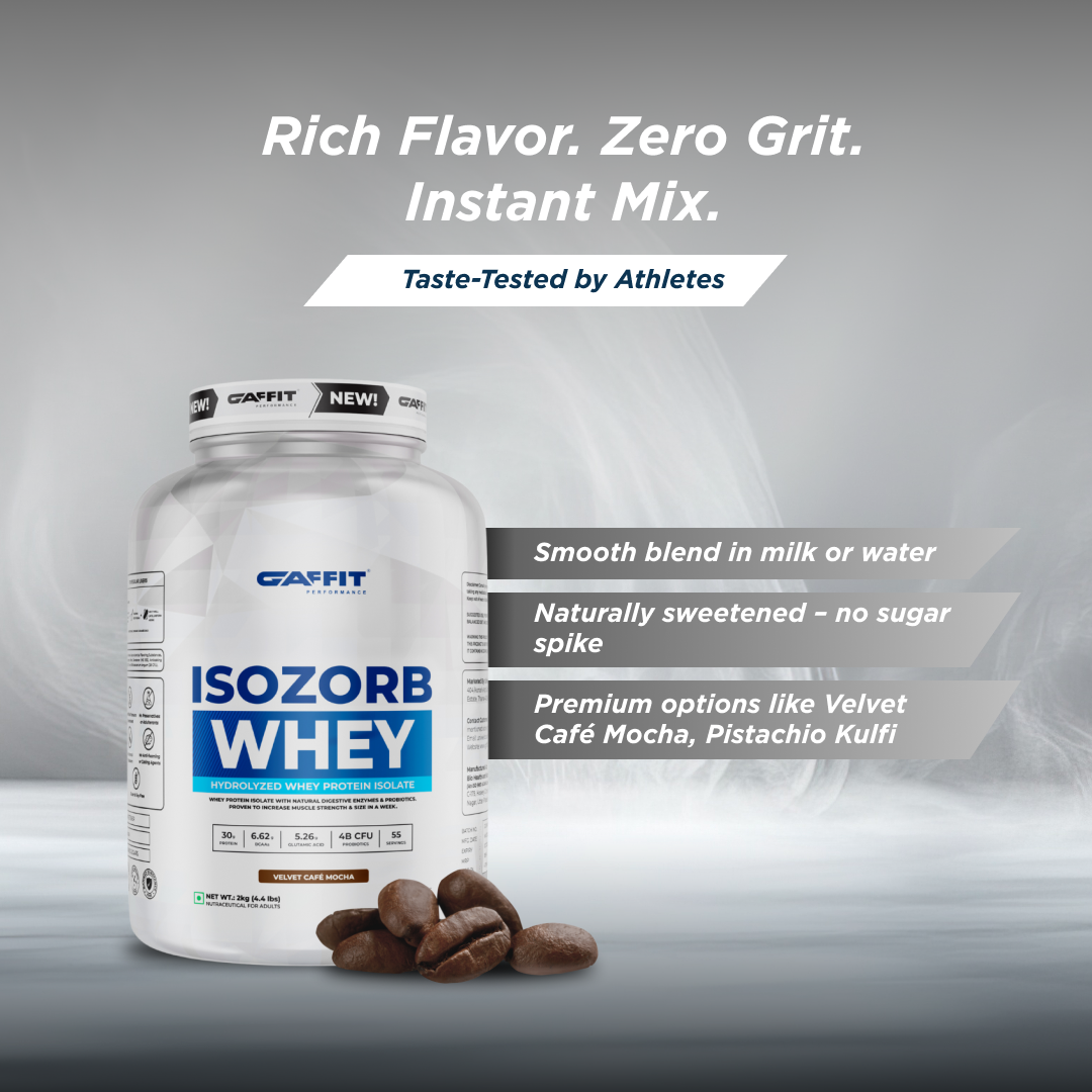 ISOZORB Whey - Ultra-Pure Hydrolyzed Whey Isolate for Lean Muscle & Fast Recovery