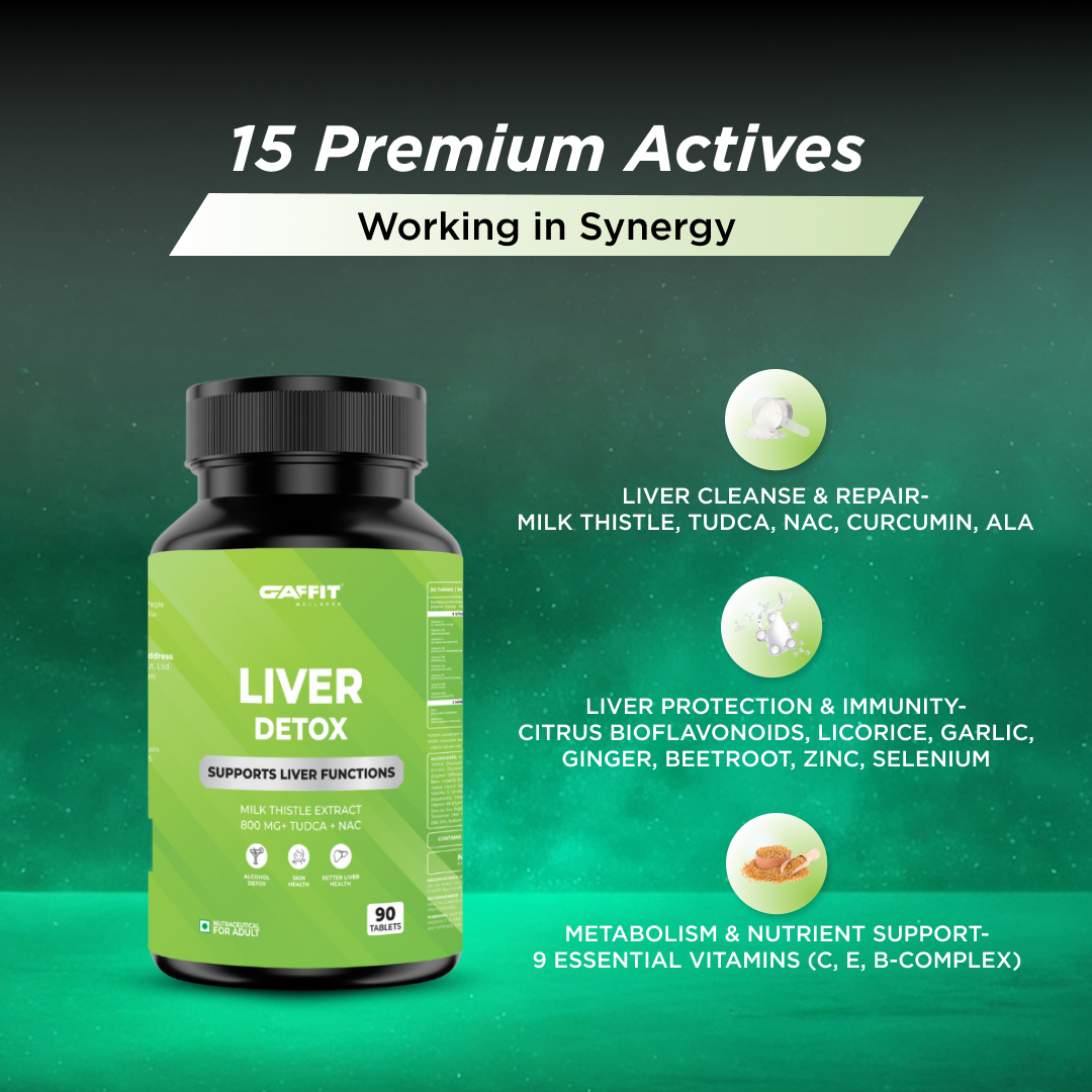 Liver Detox with MILK Thistle + Tudca + Nac 90 Tablet (s)