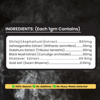 Shilajit/Shilajeet Gold Resin - 20g By Gaffit Wellness