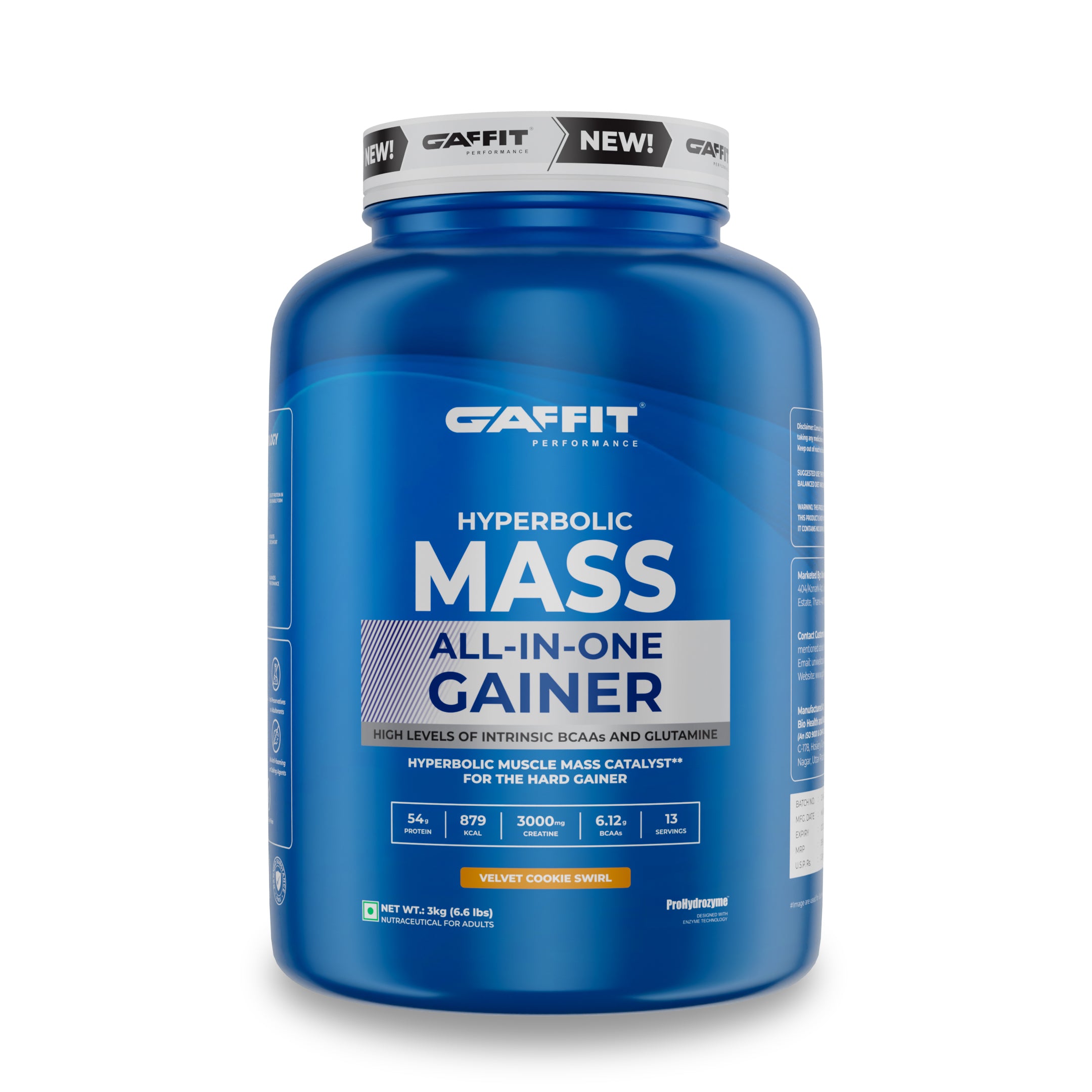 Hyperbolic Mass - Ultra-Calorie Anabolic Mass Gainer for Extreme Muscle Growth