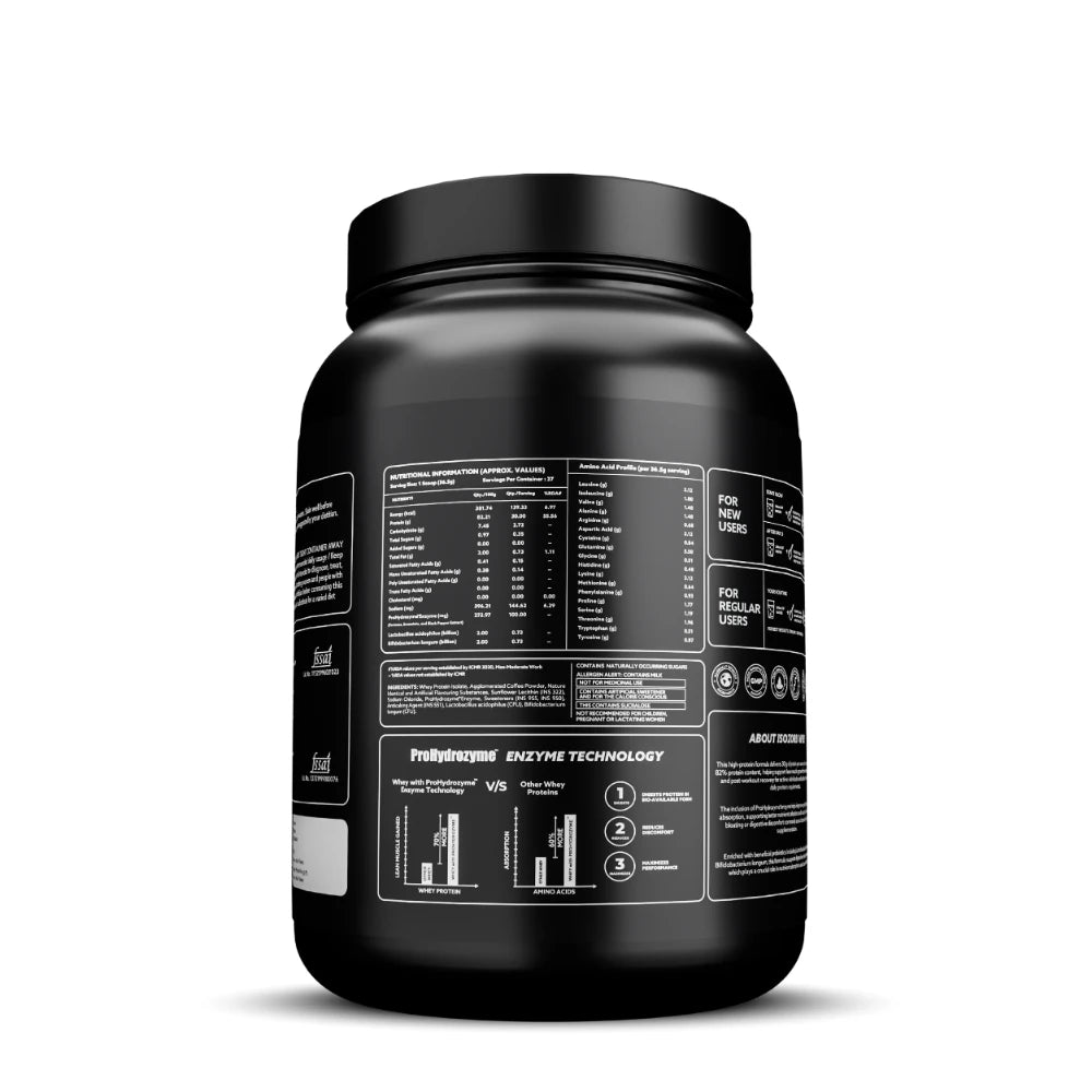 GAFFIT ISOZORB – Pure Whey Protein Isolate with ProHydrozyme® & Probiotics