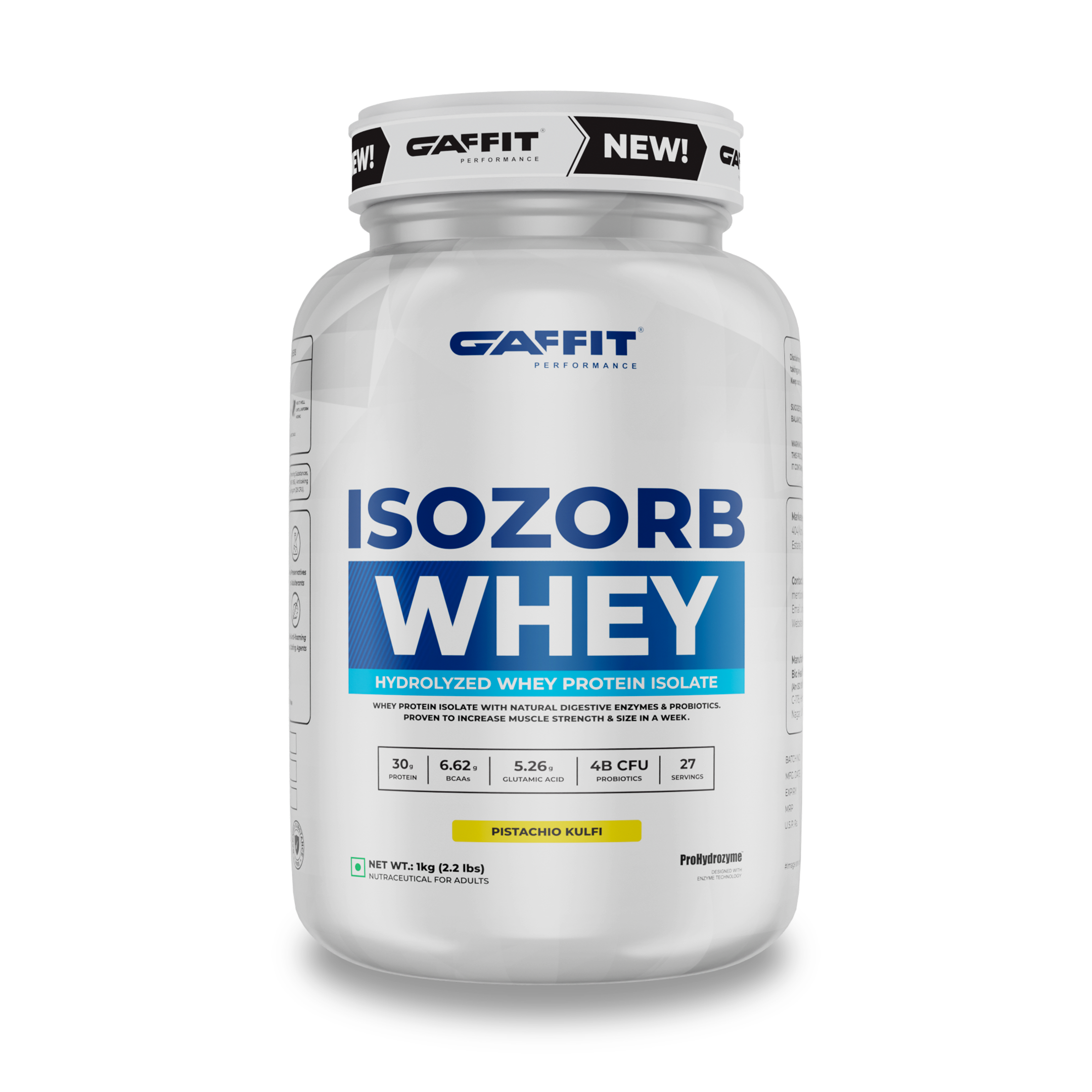 ISOZORB Whey - Ultra-Pure Hydrolyzed Whey Isolate for Lean Muscle & Fast Recovery