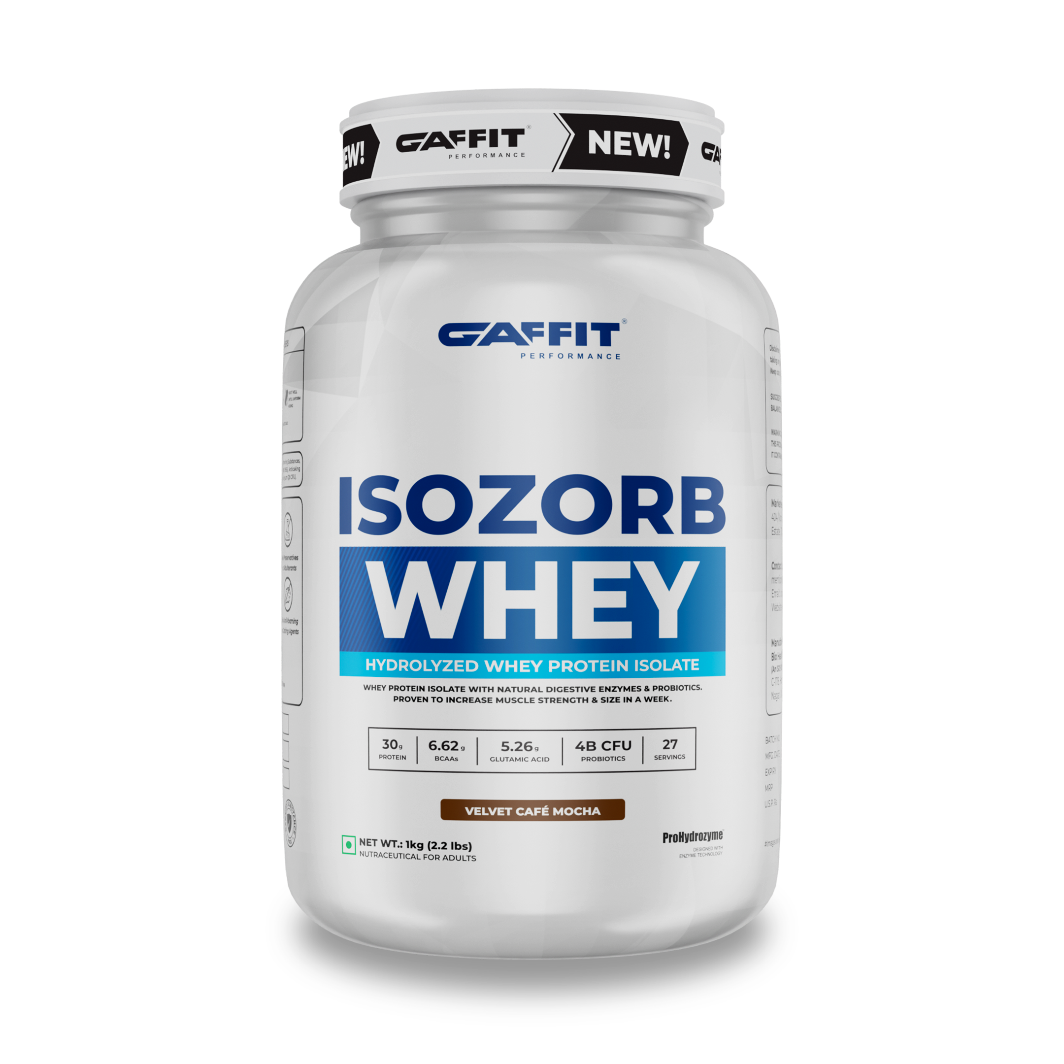 ISOZORB Whey - Ultra-Pure Hydrolyzed Whey Isolate for Lean Muscle & Fast Recovery