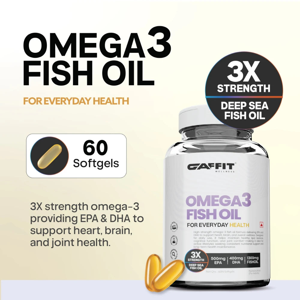 Omega 3 Fish Oil 3X Strength