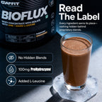 GAFFIT BIOFLUX – Whey Protein with HMB, Added L-Leucine & ProHydrozyme®