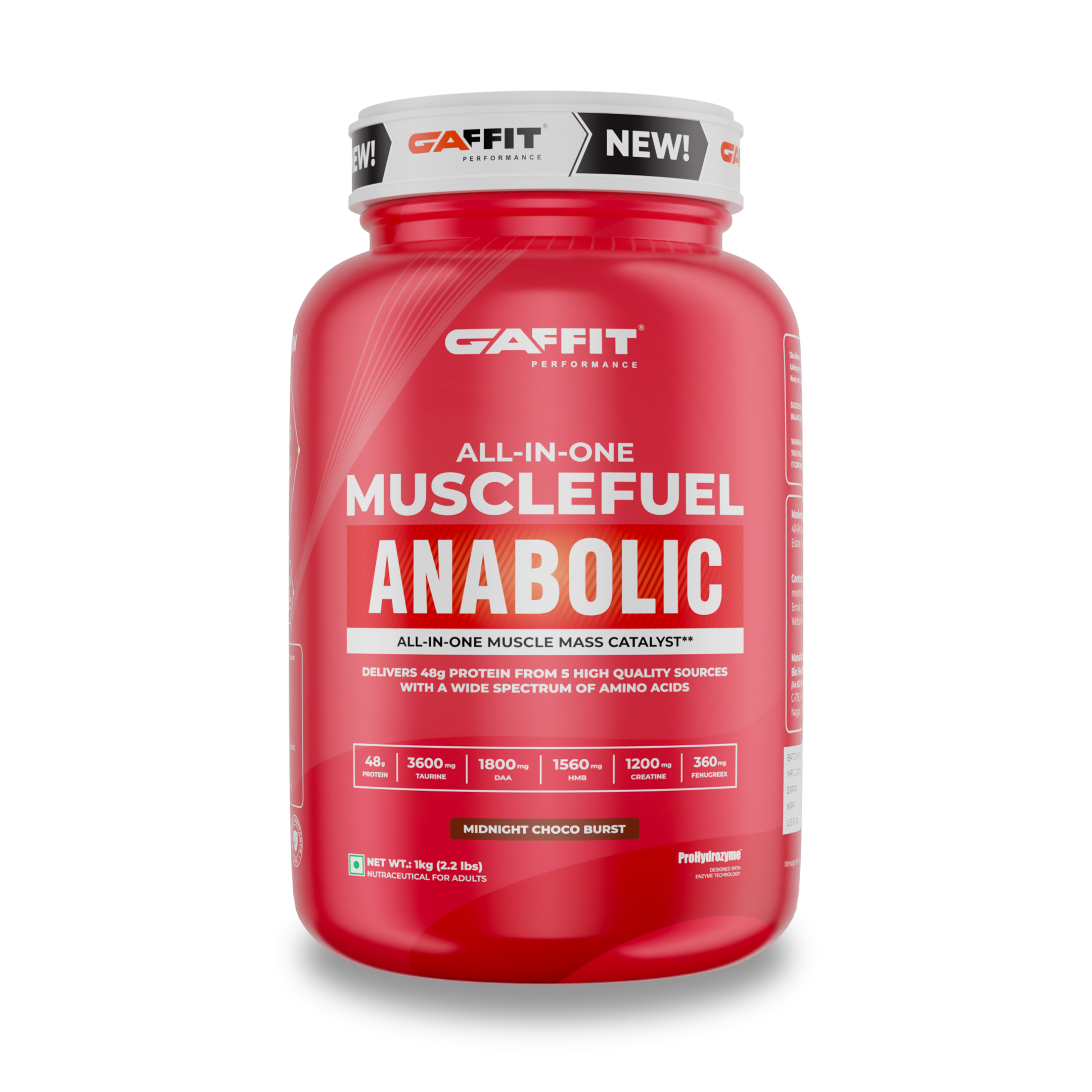 Muscle Fuel Anabolic - Advanced Mass Builder for Size, Strength & Fast Recovery
