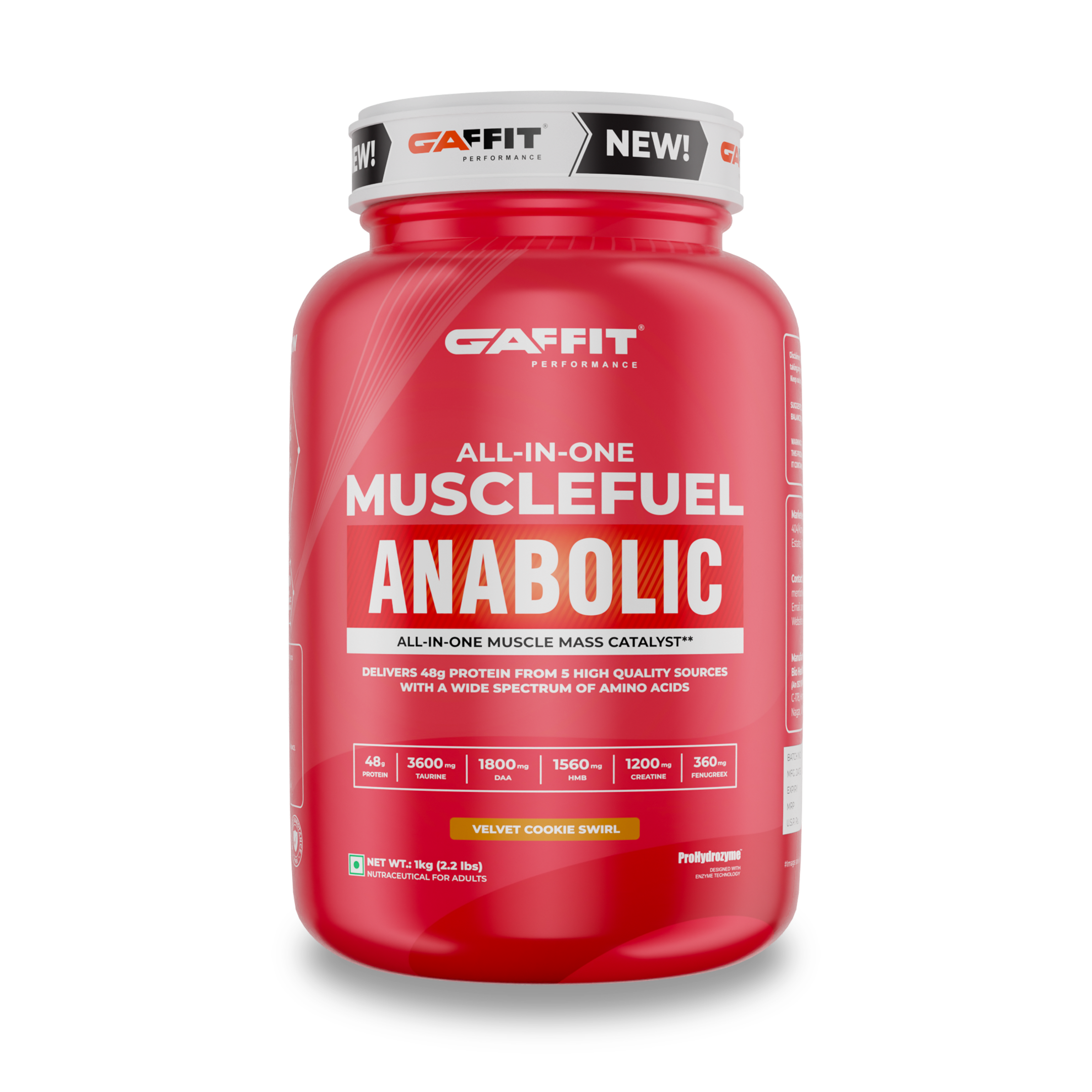 Muscle Fuel Anabolic - Advanced Mass Builder for Size, Strength & Fast Recovery