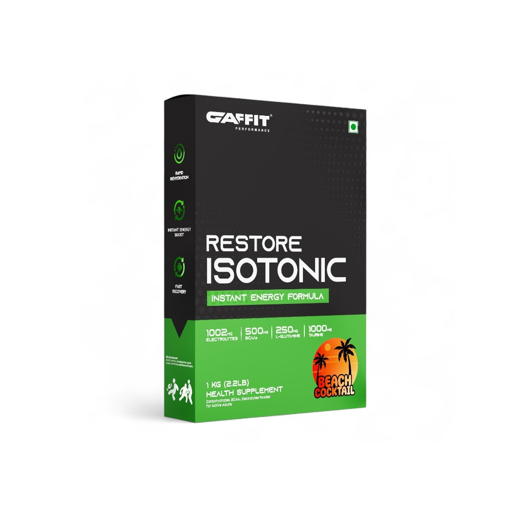 GAFFIT RESTORE ISOTONIC – INSTANT ENERGY & ELECTROLYTE FORMULA