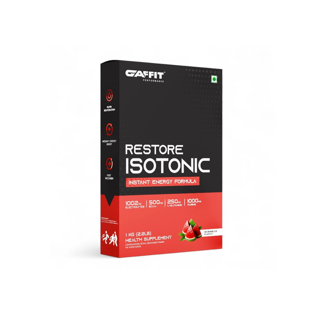 GAFFIT RESTORE ISOTONIC – INSTANT ENERGY & ELECTROLYTE FORMULA