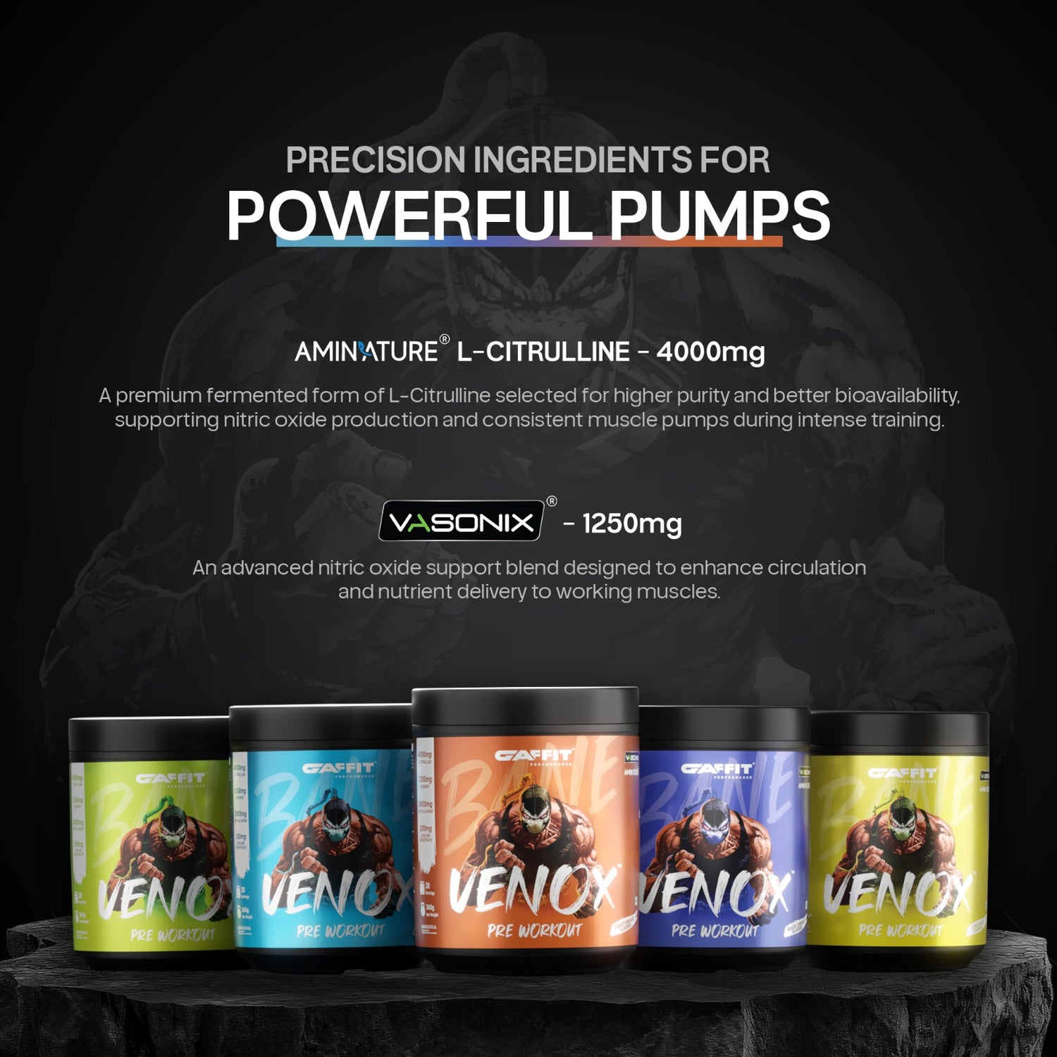 Venox Pre-Workout with Aminature® L-Citrulline & Vasonix®
